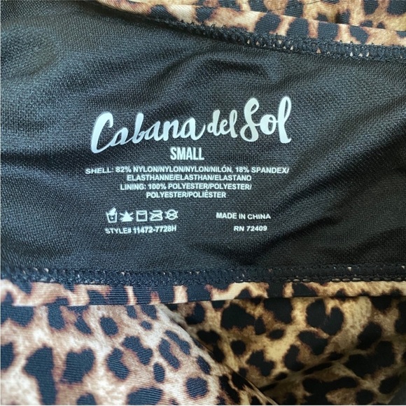 Cabana del Sol leopard 2-piece swimsuit - Picture 3 of 5
